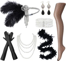 1920S Accessories for Women Flapper Great Gatsby Roaring 20S Costume Accessories