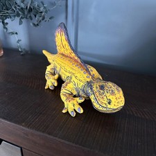 1992 Dimetrodon Applause plush Giant Dinosaur yellow pellet filled 28235 toy