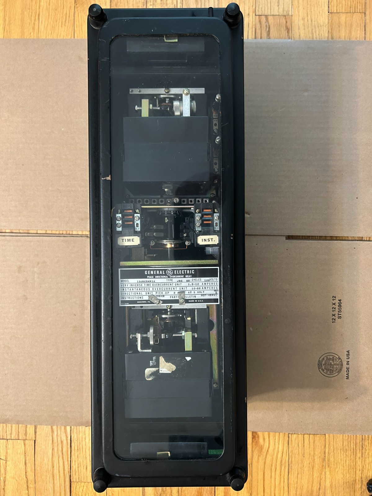 GE 12JBC53M1A Phase Directional Overcurrent Relay Type JBC 120V 1.5-12A 2-16