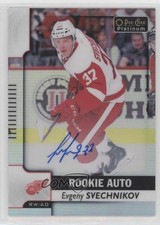 2017 O-Pee-Chee Platinum Rookie Autos Rainbow Evgeny Svechnikov #R-ES Auto 3vx