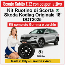 💥Spare Wheel Kit Original Skoda Kodiaq 18" DOT2025