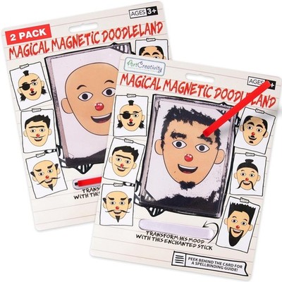 Magnetic Drawing Face - 2 Pack - Travel Toys for Kids, Magnetic Toys Game, Magne