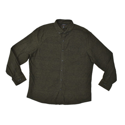 Marc Anthony Men's Button Down Shirt Brown Green Size 2XL Slim Fit Cotton