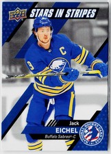 2021 Upper Deck National Hockey Card Day USA #USA-8 Jack Eichel Buffalo Sabres