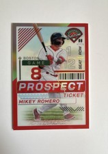 2024 Panini Prospect Edition - Mikey Romero #79 Red Prizm /199 (RC)