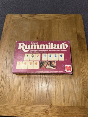 Original Rummikub Vintage Komplett Spiel 80er 90er Jumbo Brettspiel Klassiker