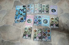 Set Of 11 Taco Bell Milk Caps With Meal Bag / Please See Description