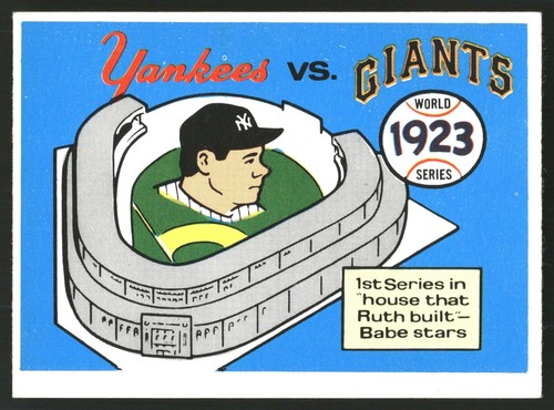 1923 Yankees, Giants [Babe Ruth] #20 1970 Fleer World Series card