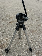 Manfrotto Bogen Professional Video Tripod 3001 Legs with 3126 head Made in ITALY