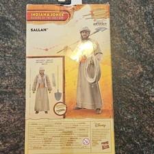 Hasbro Indiana Jones Sallah Adventure Series Action Figure Plastic-Free