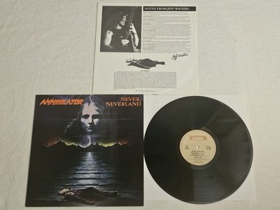 ANNIHILATOR-Never Neverland LP  Roadrunner Records 1990 first press