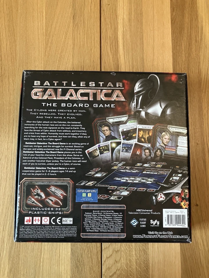 Battlestar Galactica Board Game Fantasy Flight Games, Complete - Image 2 of 4