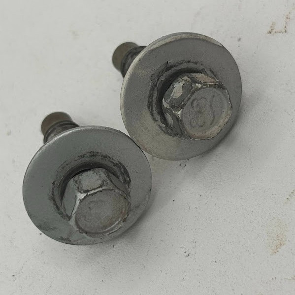 2003 2008 Mazda Mazda6 Hood To Hinge Mounting Bolts Set of 2 OEM