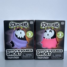 LOT OF 2 Halloween Viral Ghost Squishy Squishies Switch N Squeeze NIB