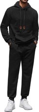 Men's Tracksuit 2 Piece Hoodie Sweatsuit Sets Casual Athletic Jogging Suits W...
