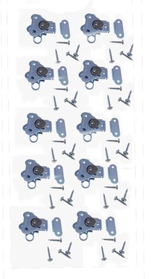 (10 PACK) PENN ELCOM 7365/0334 Butterfly Latch & Keeper w/ Screws - ZINC