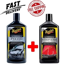 Meguiar's Car ULTIMATE COMPOUND & POLISH Combo Waxing Glaze Max Gloss