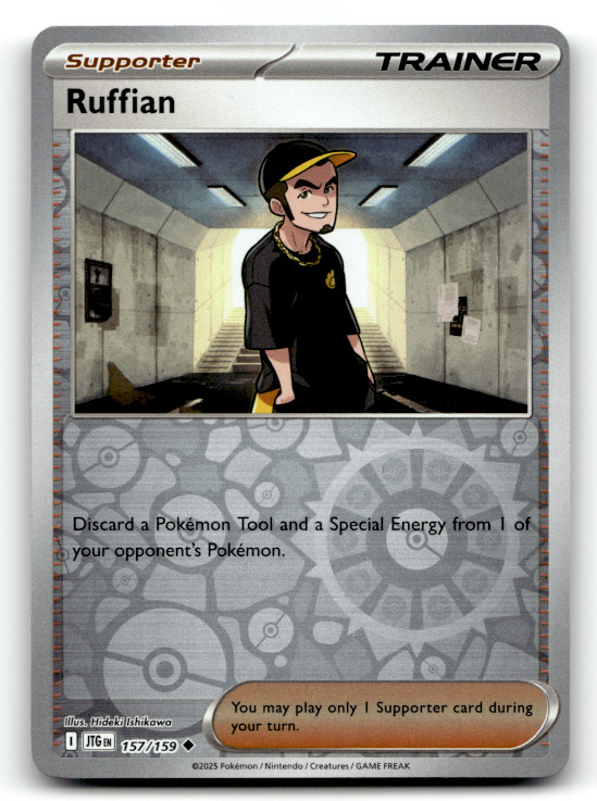 Ruffian 157/159 Reverse Holo Uncommon SV09: Journey Together LP