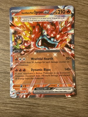 pokemon card 040 167 Hearthflame Mask Ogerpon ex #192 Prices | Twilight Masquerade and discard all Energy from this Pokmon.) Wellspring Mask Ogerpon ex |