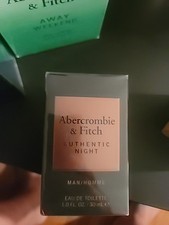 AUTHENTIC NIGHT by ABERCROMBIE  FITCH MAN EDT Spray Cologne 1.0oz NIB