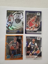 New Orleans Pelicans Basketball Stars/RC Parallel 4 card lot/Zion/Herb
