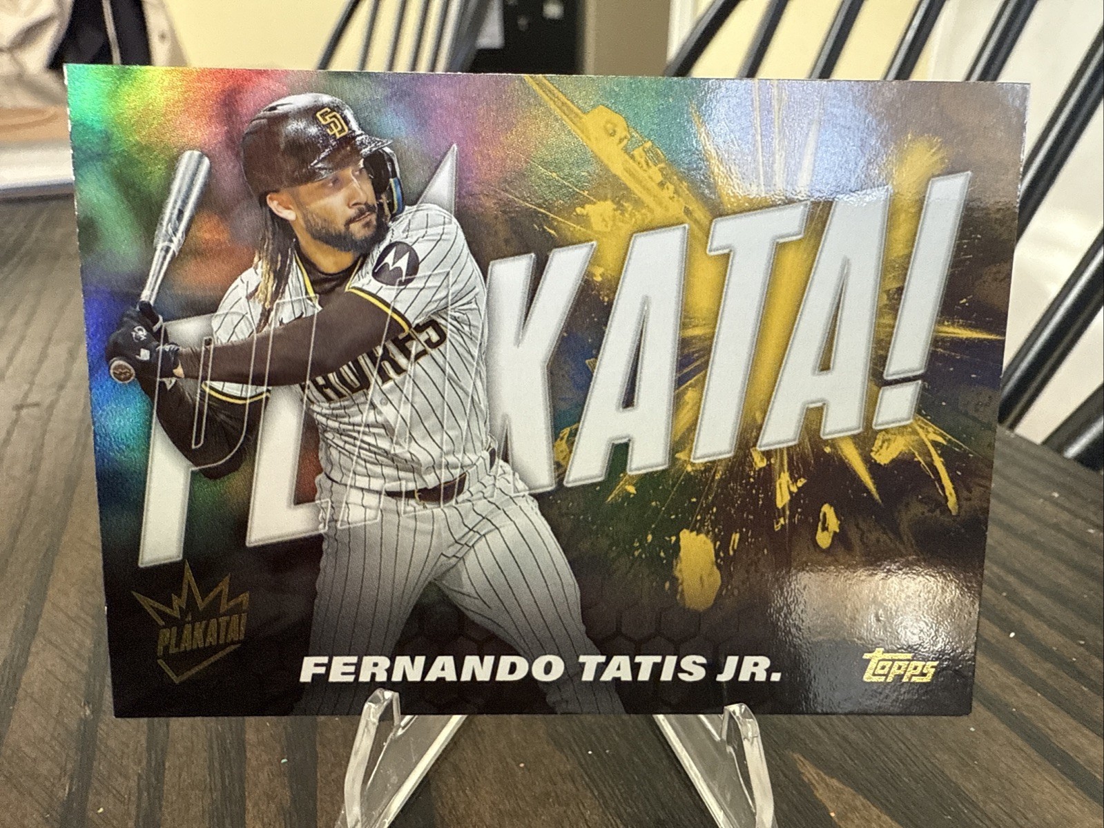 Fernando Tatis Jr 2025 Topps PLAKATA! Case Hit SSP Holo #PLAK-8 San Diego Padres
