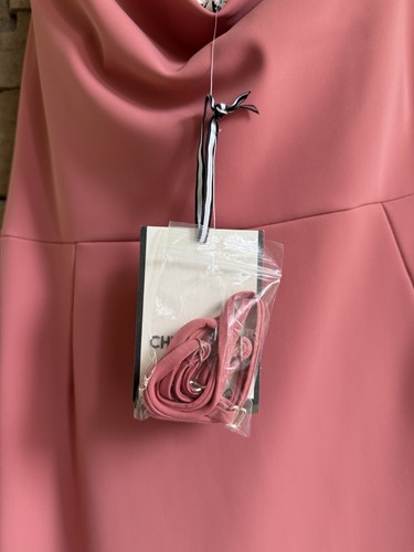 La Petite Robe Chiara Boni Women's Ethane Petal Pink Rosette Gown Dress, 50, 14 - Picture 10 of 14