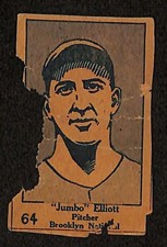 1928 W513 #64 Jumbo Elliott POOR D103688