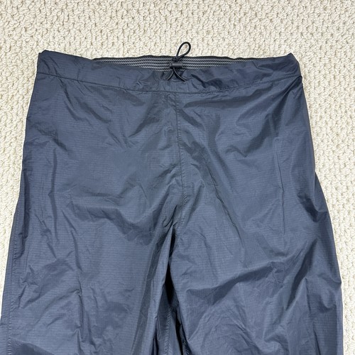 Patagonia Rain Shadow Pants Womens Medium Black Waterproof Lightweight Packable - Picture 11 of 13