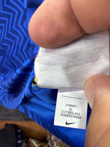 CHELSEA 2021 2022 HOME SHIRT FOOTBALL SOCCER JERSEY MENS NIKE CV7889-409 SIZE XL - Picture 13 of 19