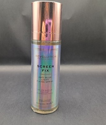 New REVOLUTION Makeup Revolution SCREEN FIX Anti-Blue Light Fixing Spray 3.21 oz