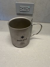 Snow Peak Titanium Double-Wall 450 Mug (Raw Ti) – No Dents