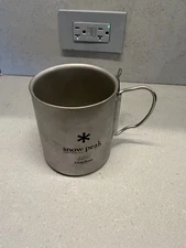 Snow Peak Titanium Double-Wall 450 Mug (Raw Ti) – No Dents