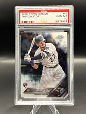 2016 Topps Chrome - Trevor Story #45 (RC) - (Now w/ Boston Red Sox) PSA 10