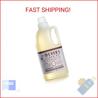 MRS. MEYER'S CLEAN DAY Liquid Laundry Detergent, Biodegradable Formula Infused w