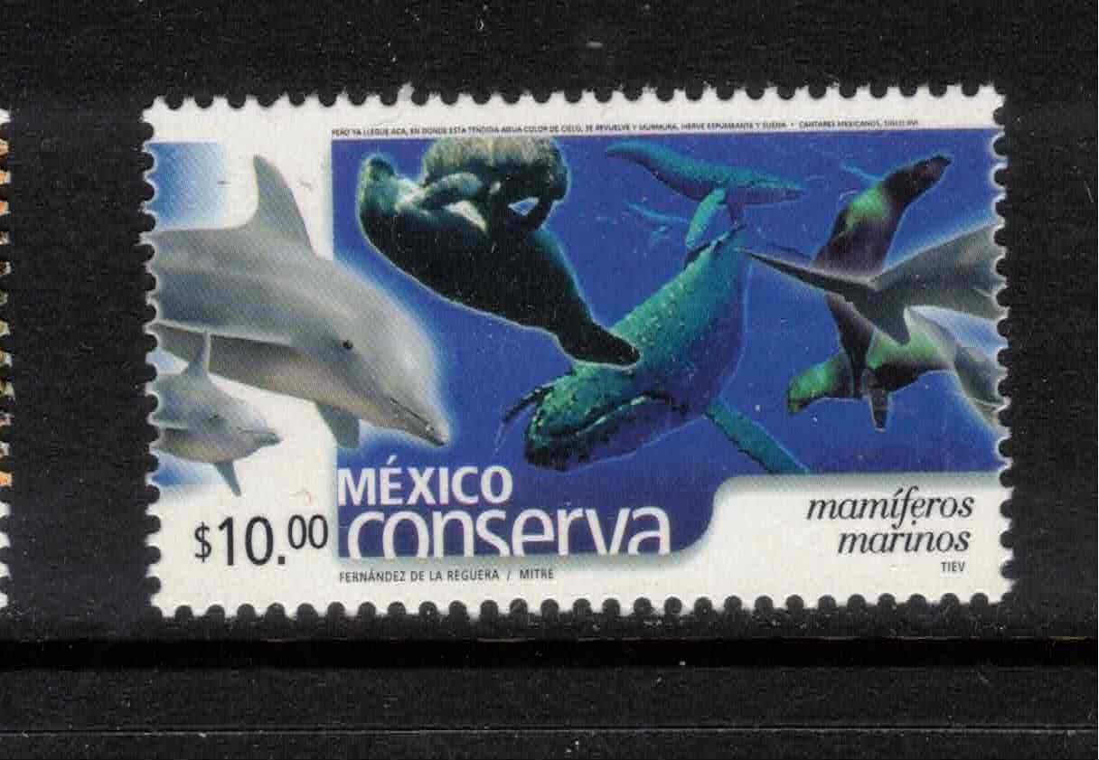 MEXICO - 2002 Nature: Marine Mammals #2266 - VF MNH