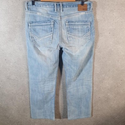 Vintage BKE Tyler Straight Y2K Hip Hop Jeans Herren W33 L28 Blau Denim