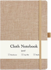 Linen Journal, A5, 8X6, Ruled Notebook, Journal for Writing, Hardcover, Lay Flat