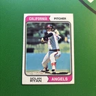 1974 Topps #20 California Angels Nolan Ryan Card VG-Condition HOF