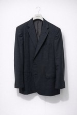 Ermenegildo Zegna 58R Wool Cashmere Sport Coat Blazer Blue Italy 48R