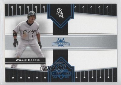 2005 Donruss Champions Blue Impressions 78/100 Willie Harris #174 0f8