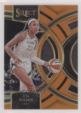 2024 Panini Select WNBA Premier Level Orange Prizm 114/125 A'ja Wilson #158 r5f