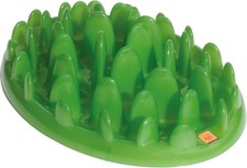 Company of Animals Slow Interactive Feeder Anti-Gulp Large Dog Bowl Green