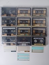 Maxell XL II 90 High Bias Cassette Tapes Lot of 12 5 Tapes Missing Tabs 2g