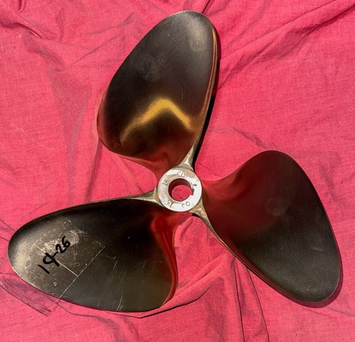 OJ Legend 13 x 13 3 Blade Nibral Inboard Propeller Left Hand 1" Bore (19-26)