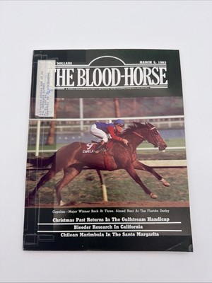 The Blood-Horse Magazine March 5, 1983 / Copelan s Return