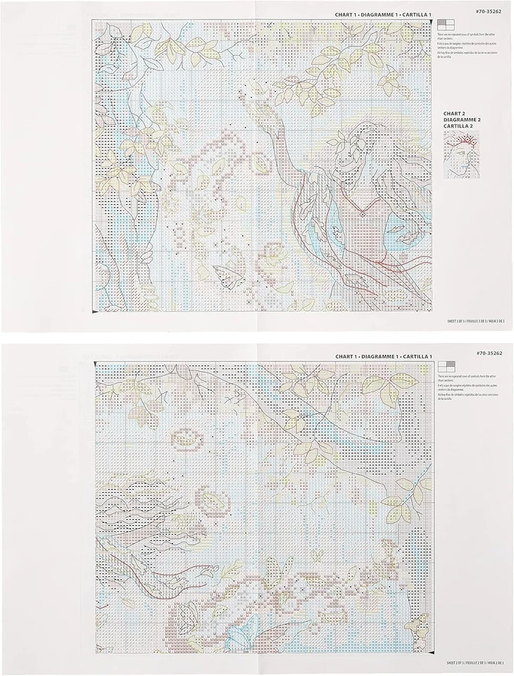 Fall Fairy Cross Stitch Kit, 14'' x 12'', Advanced - Image 4 of 4