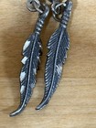 VTG Black Bolo Tie Eagle w/ Feathers Metal — photo 8