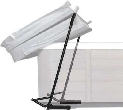 TOCRETOARE Spa Cover Lift, Under Mount Hot Tub Cover Lift Removal System Reinfor