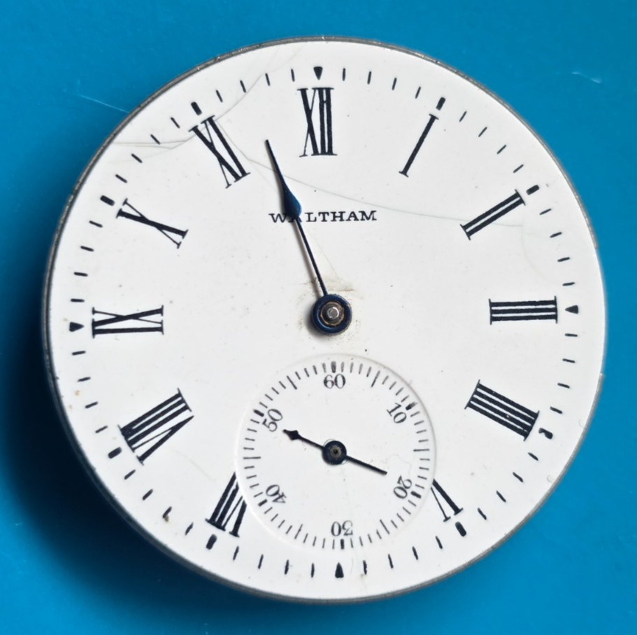 Vintage Waltham Grade Seaside 15 Jewel Pocket Watch Movement Sticky Balance 6 Sizes